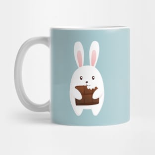 Little cute bunny with chocolate Mug